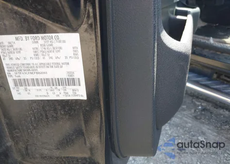 2014 Ford F-150 Xlt из США, поврежденный, VIN 1FTFX1CF8EFB82093